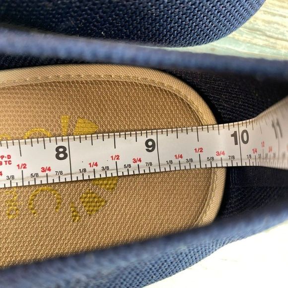 C&C California Ballet Flats Shoes Size 10M Blue Fly Knit Slip On Round Toe - Picture 7 of 10